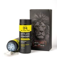 black red hair styling texture powder, 20g strong hold | medium shine