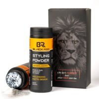 black red hair styling texture powder, 20g