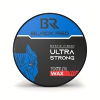 black red ultra strong wild wax – mystic finish hair wax , 150ml